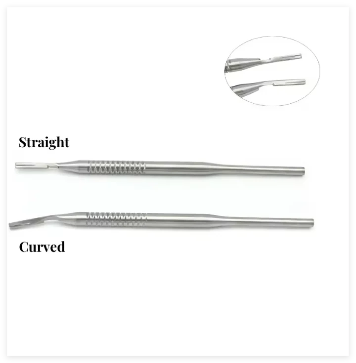 

Dental Scalpel Handle No 3 Blade Compatible for Oral Surgery Reusable Surgical Tool with Disposable Blades