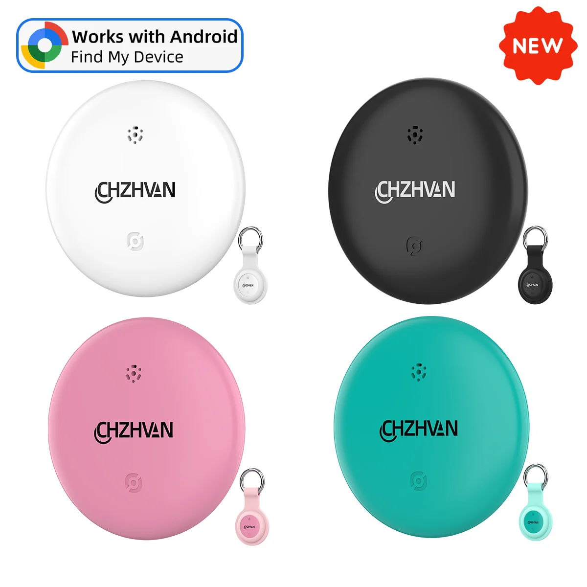 

Mini Tracker Tag for only Android System Google Find My Device Portable Locator Key Loss Prevention Smart Bluetooth gps Tracker