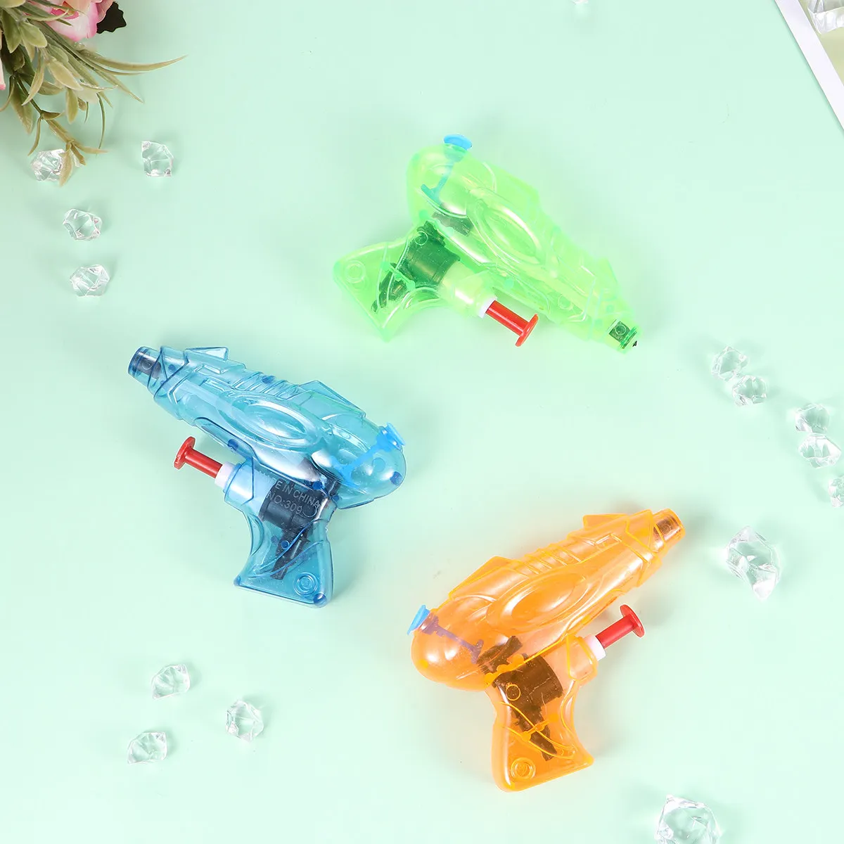 

12Pcs Water Shooter Transparent Kids Summer Outdoor Play Water Soaker Small Pool Party Supplies Kids Birthday Party Favors