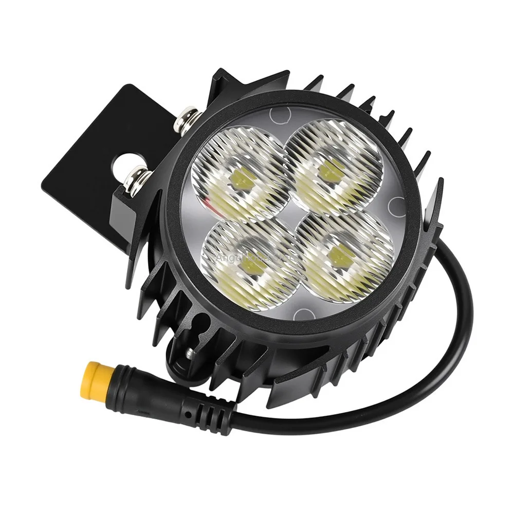 

Электрическая фара для Kukirin G2 Pro Max, лампа на руль скутера, передняя светодиодная лампа, запасные части для электронного скутера