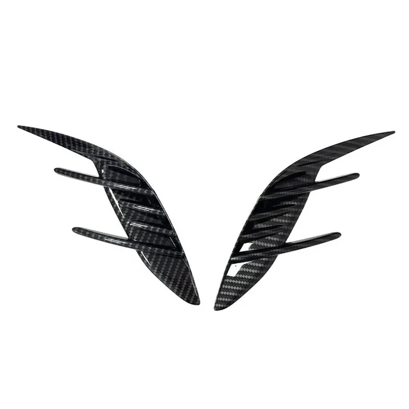 

For KIA Stinger 2018-2023 Car Accessories Sticker Rear Bumper Side Vent Spoiler Canard Covers