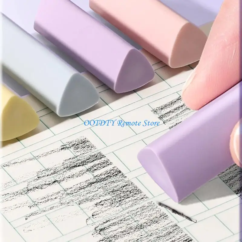 DXAB 5 PCS/SET Triángulos Eraser borradores lápic