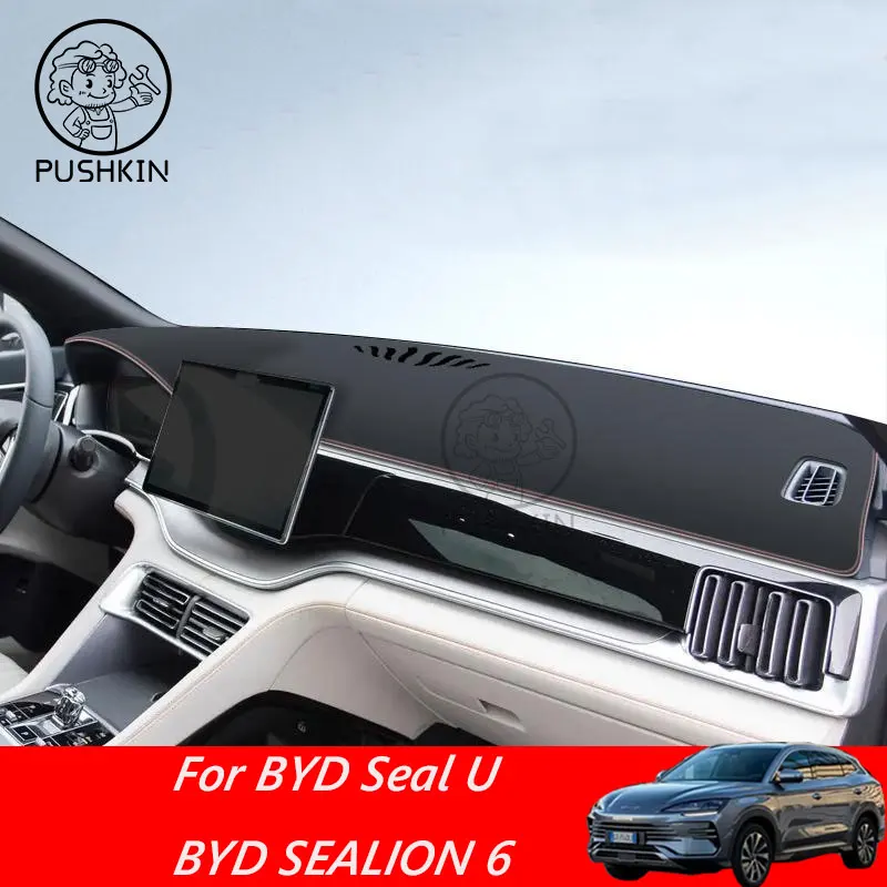 LHD RHD For BYD Sealion 6 Seal U 2025 2026 Accessories Car Dashboard Avoid light pad Instrument platform desk cover Mat Carpets