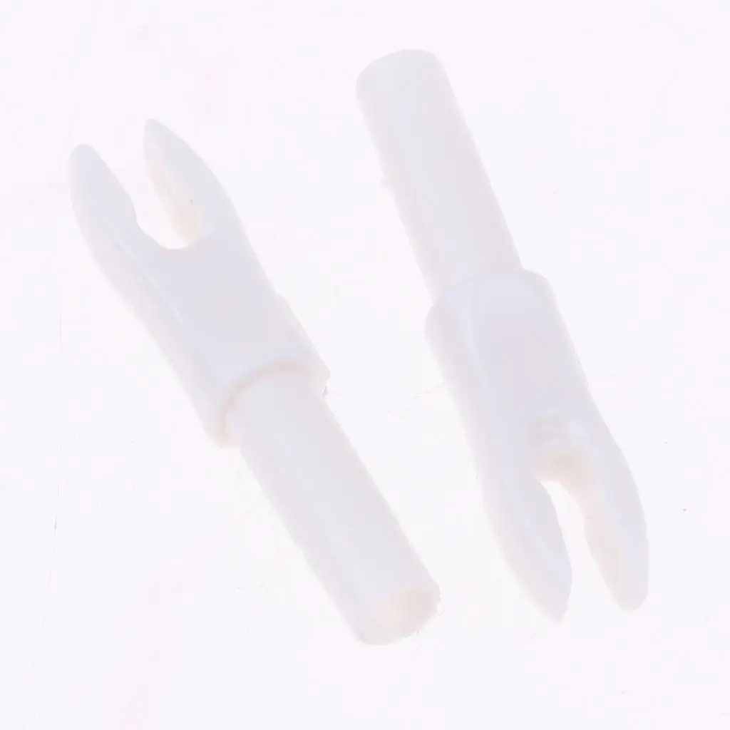 

Plastic Archery Arrow Nocks 12 Pack Precision Needle Inserts for Recurve Bow Hunting Outdoor Target Shooting