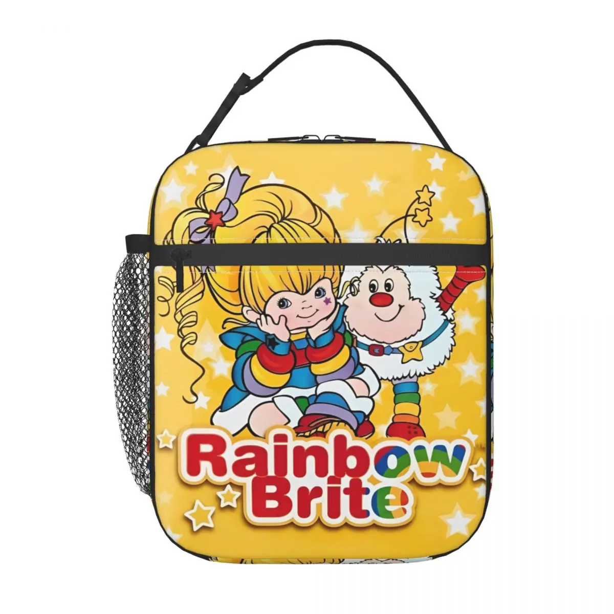 

Изолированная сумка-тоут для обеда Rainbows Brite Merch, коробка для хранения еды, многофункциональный холодильник, термобокс для обеда для пикника