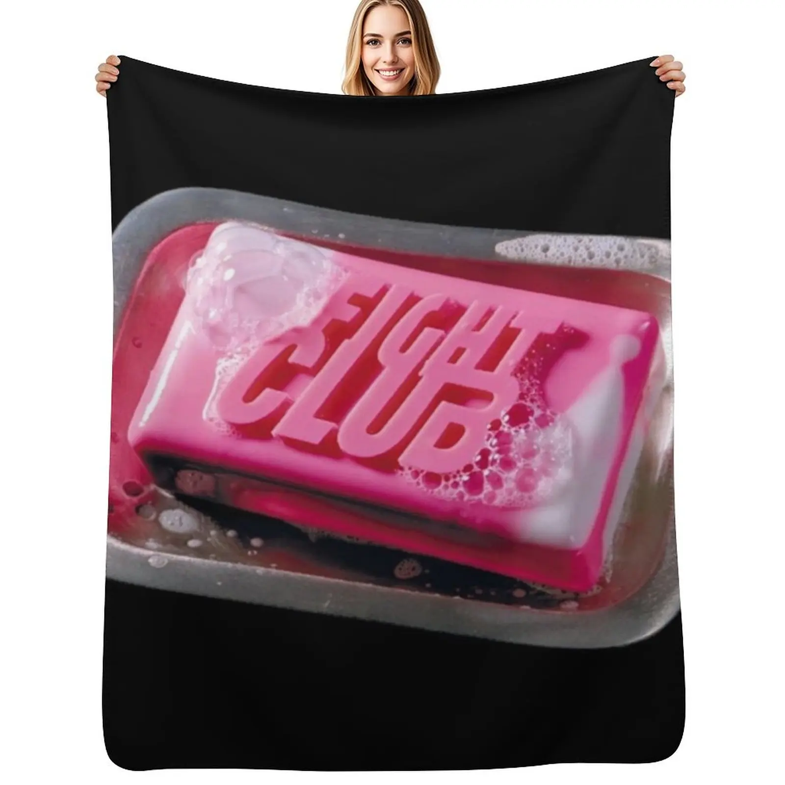 Fight Club Throw Blanket Elegant Warm Throw Blanket for Hotel Home