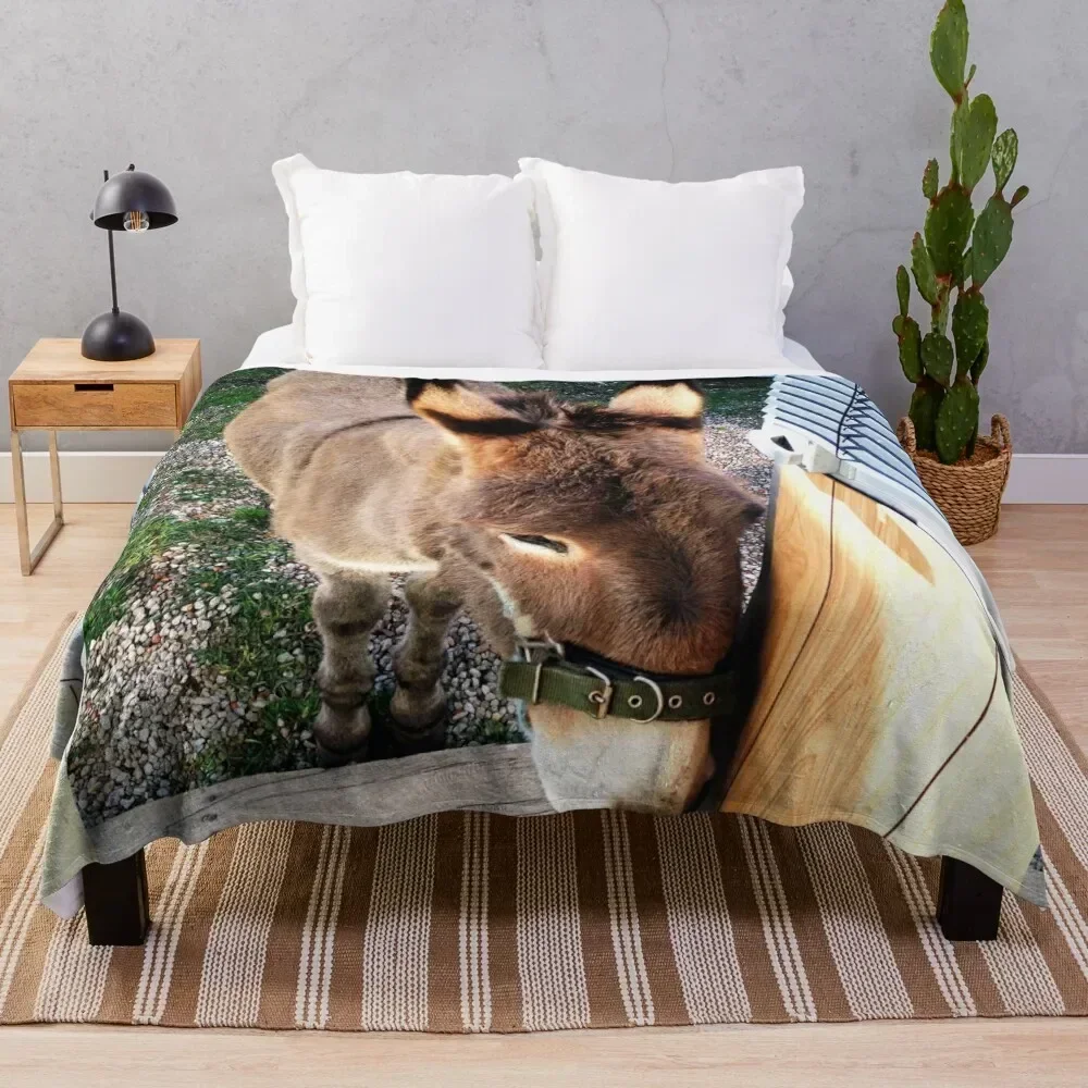 

Donkey Throw Blanket Fade Resistant Durable Throw Blanket