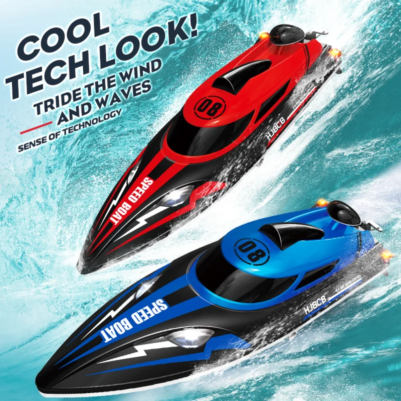 

Battery Boat 2.4Ghz 25km/h High-Speed Remote Control Racing Ship Water Speed Boat Children Model Toy