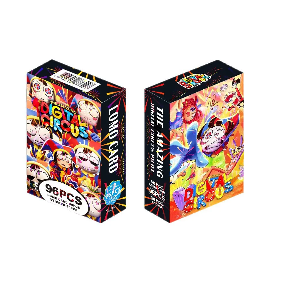 96Pcs The Amazing Digital Circus Photocards Anime Cards Collectible Set for Fans Birthday Gifts Merch/Trading Cards