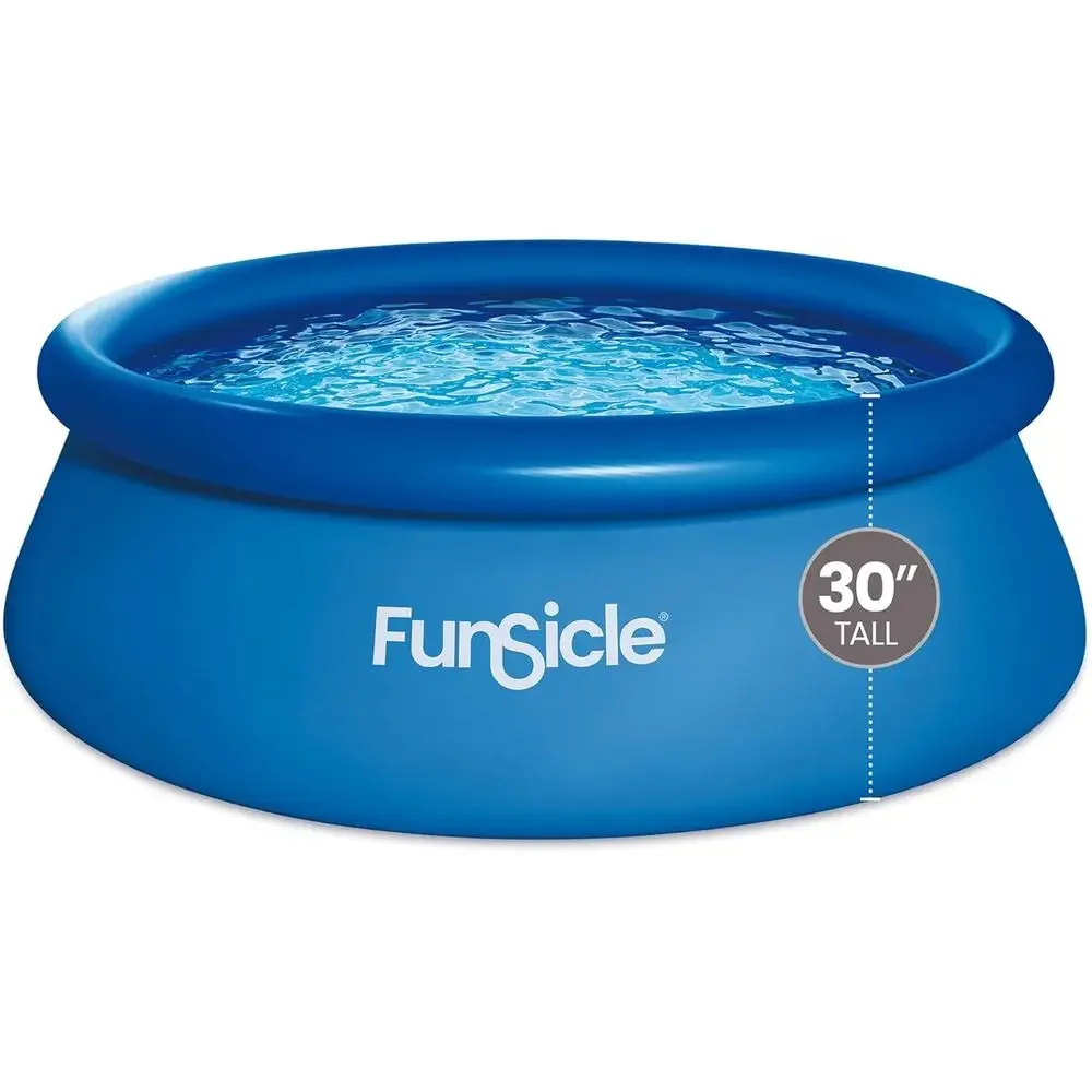 8' x 30 Round Above Ground Pool with 400 GPH Filter Pump, Type I Cartridge, and Repair Patch