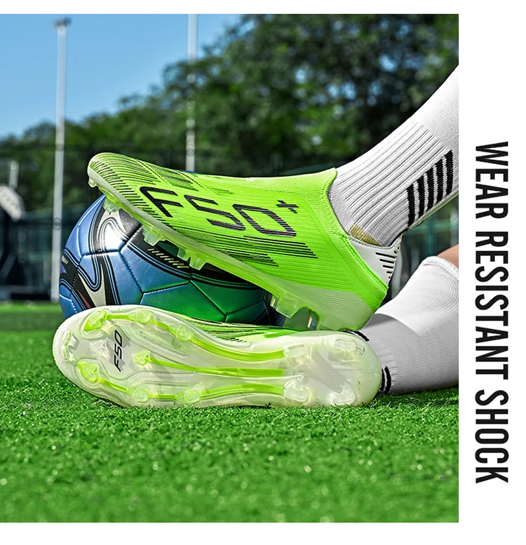 Neue Herren-Fußballschuhe Rutschfeste Sneakers Trainingsschuhe Bestseller Fußballstiefel Leichte Hochwertige Rasenplatzschuhe Mittelhohe Outdoor-Schuhe – Detail 3