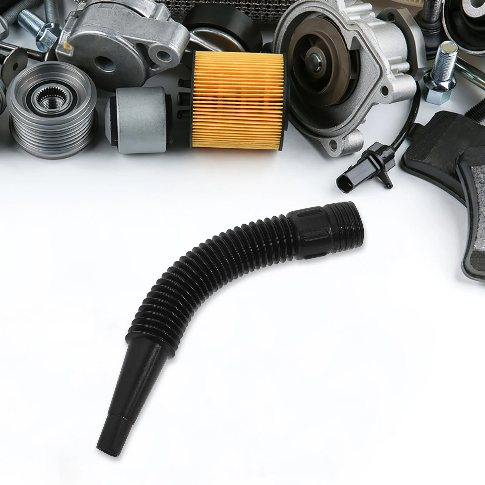 

5Pcs Flexible Extension Tube for Oil Change Plastic Fuel Funnel Hose Easy Refueling Tool for Cars Motorcycles Lawn Equipment