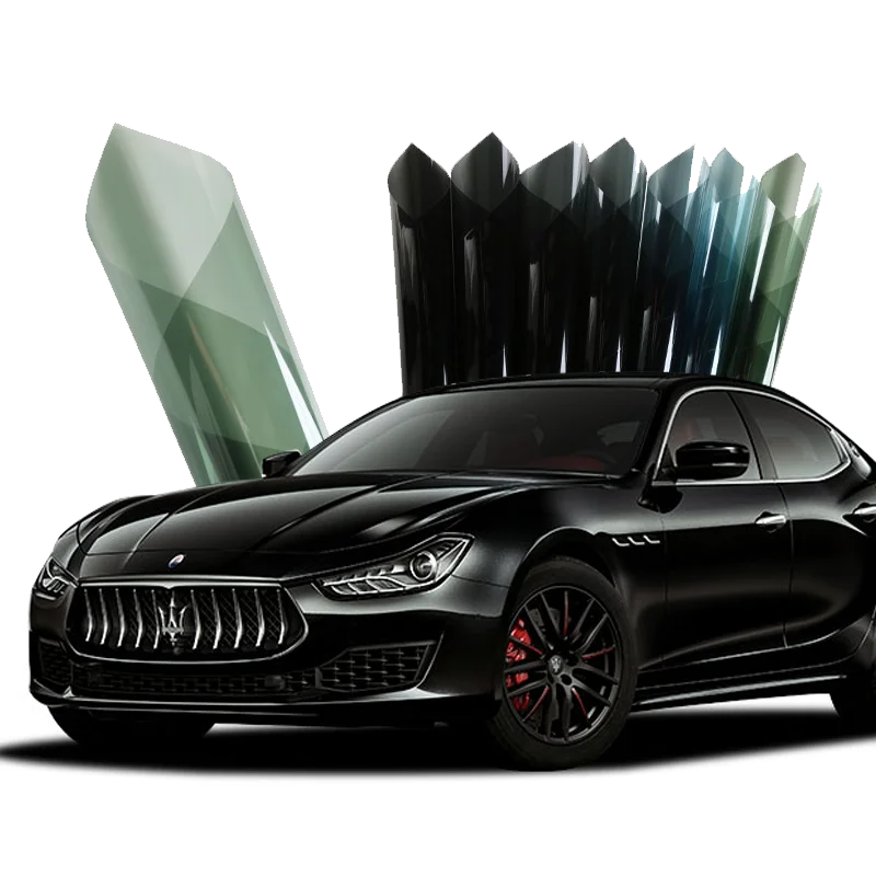 

High Heat Insulation PVC Car Film Sun Privacy Window Tint with Carbon Glass Color-Changing UV Proof Front Gear