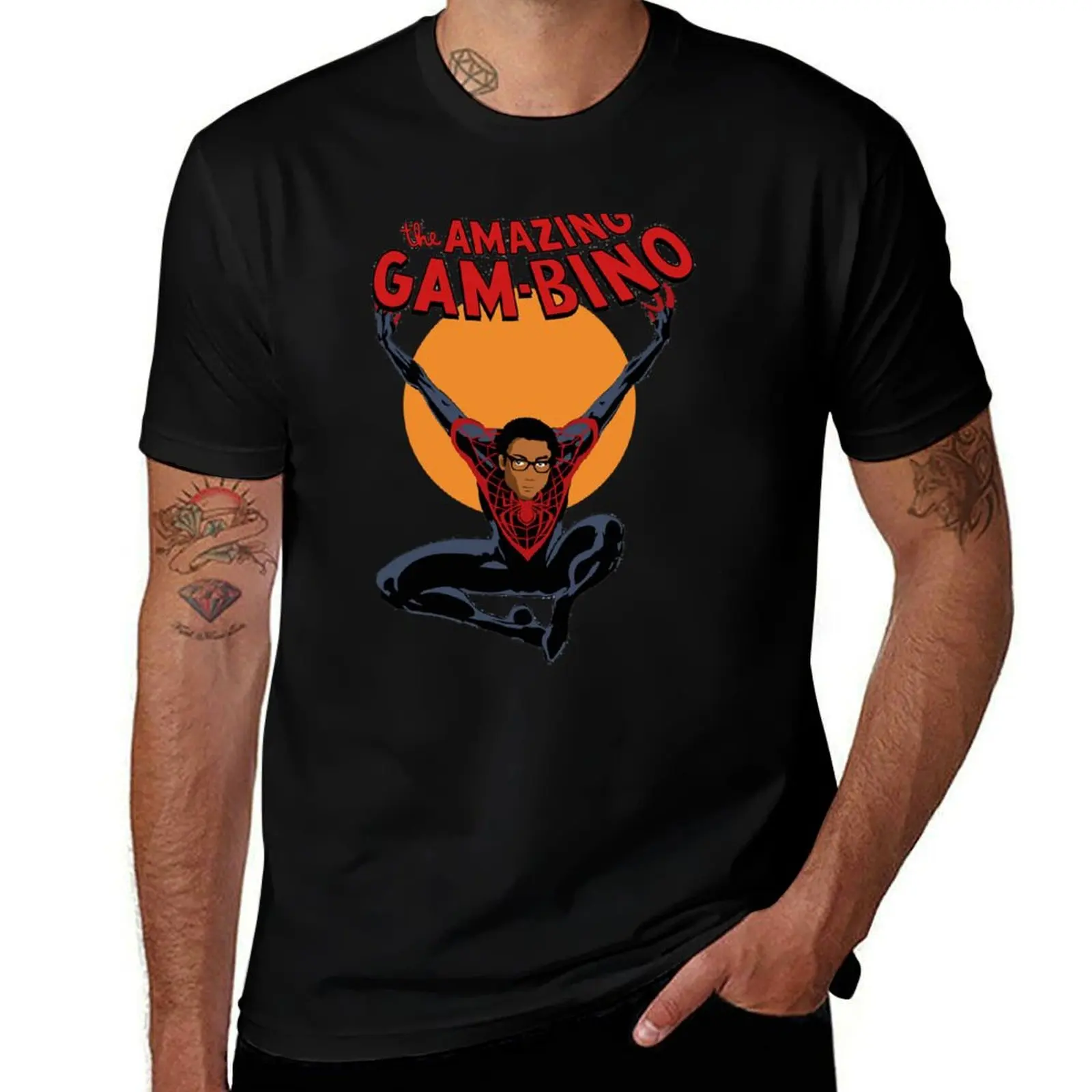 

People Childish Gambino Vintage Style Art T-Shirt Aesthetic clothing boys animal print cute clothes mens graphic t-shirts