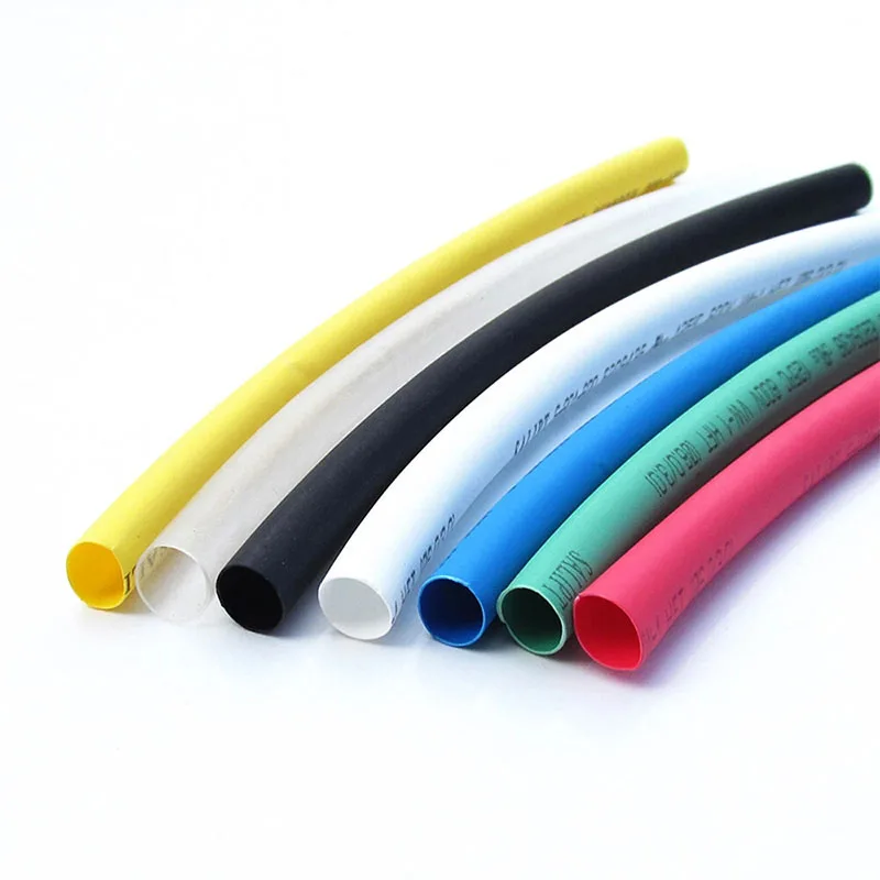 BOGOF 1m 2:1 Heat Shrink Tube Polyethylene Insulated Sleeve Wrap 80~210mm 600V Thermoresistant Shrinkable Tubing Cable Protector