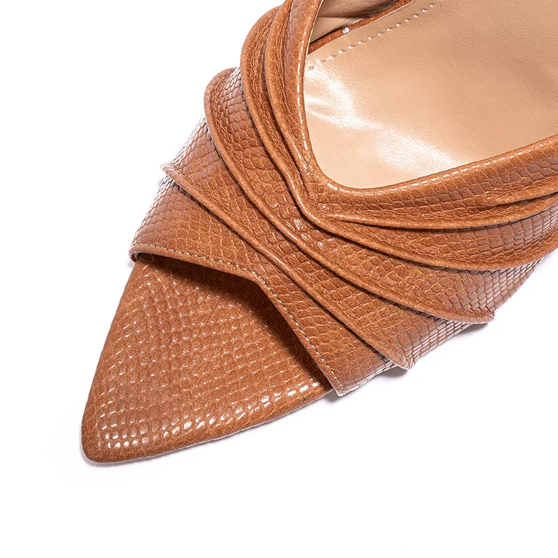 Large Size Women's Shoes 2022 Summer Women's Outer Wear Stiletto Fish Mouth Sandals and Slippers Women's Fashion Women's Shoes