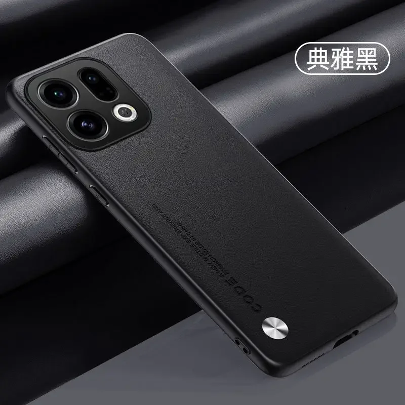 حافظة جلدية PU عادية لهاتف OPPO Find X9 Pro غطاء لـ FindX9 X9pro X8 Ultra سيليكون غير لامع إطار ناعم غطاء مقاوم للصدمات #3