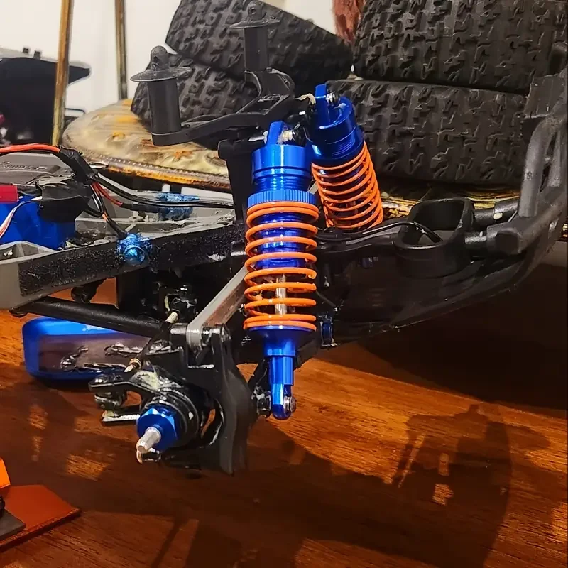 GLOBACT 8 قطعة 12 مللي متر عجلة الألومنيوم عرافة المكسرات مع دبابيس ل 1/10 مائل 2WD Hsp Redcat RC 4wd Tamiya محوري SCX10 D90 Hpi LRP WLtoy #4