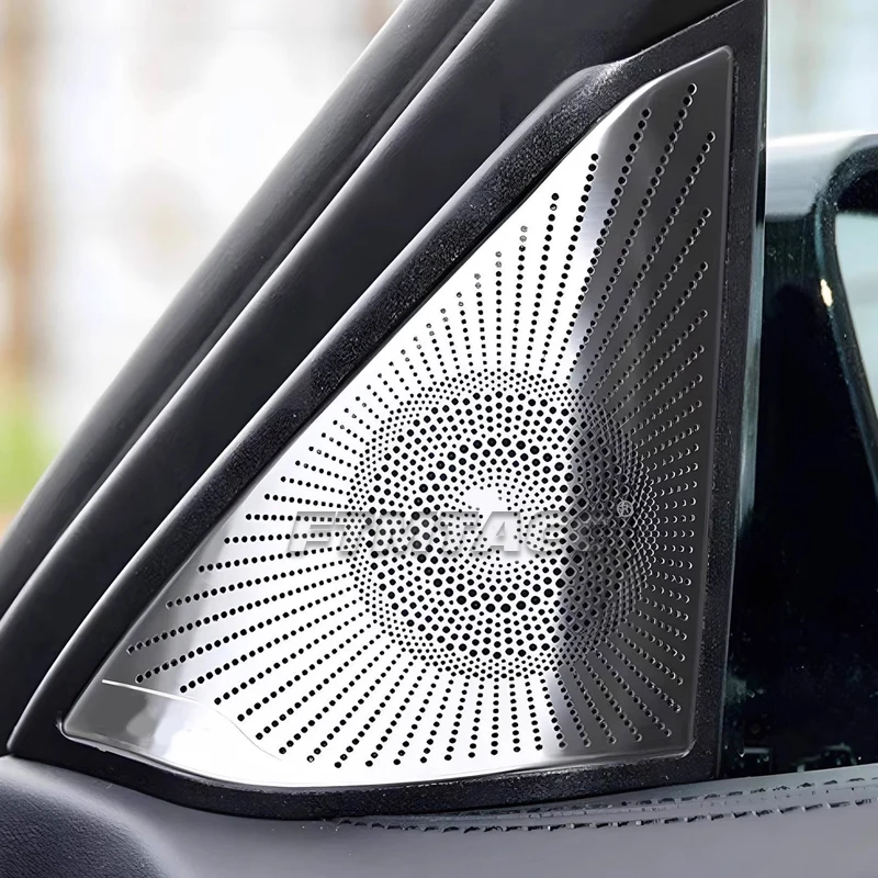 For Mercedes Benz E Class W212 2009-2015 Car Accessories A-pillar Window Triangle Tweeter Audio Speaker Cover Trim Frame