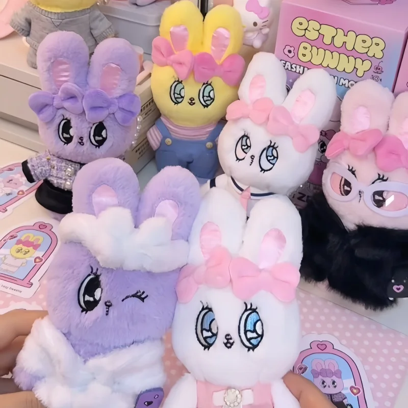 

Esther Bunny Fashion In Motion Series Blind Box Lovely Plush Doll Mystery Bag Pendant Toy Sweet Decor Kids Gift For Trendy Girls