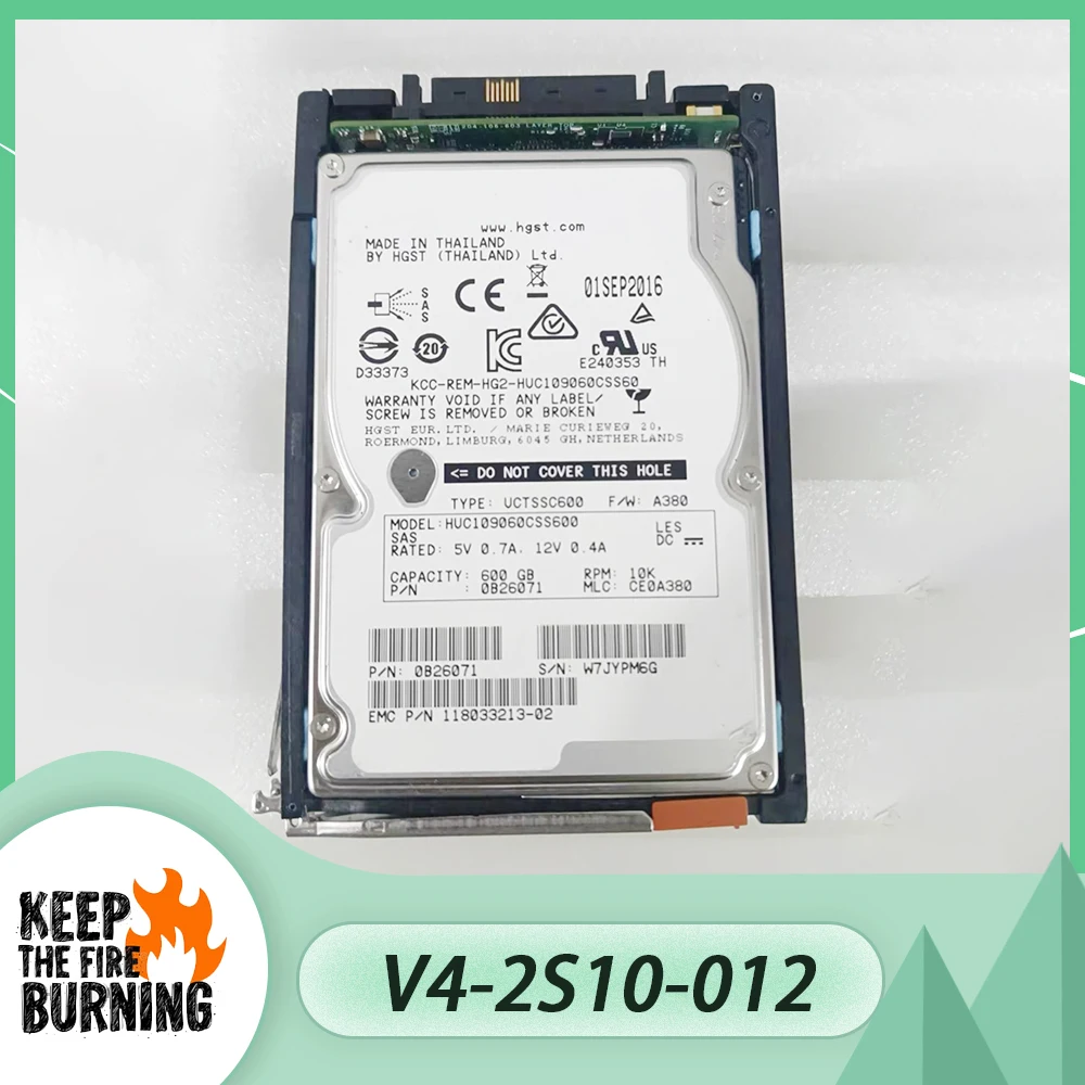 

For EMC HDD 005051959 005051960 V4-2S10-012 1.2T SAS 2.5'' VNX Hard Drive