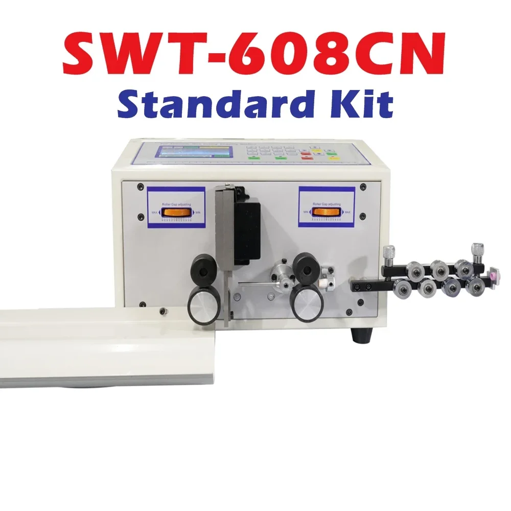 SWT508C Update SWT608C Wire Stripper Electric Peeling Stripping Cutting Machine for Computer Strip Wire 0.1mm-2.5mm2 220V 110V