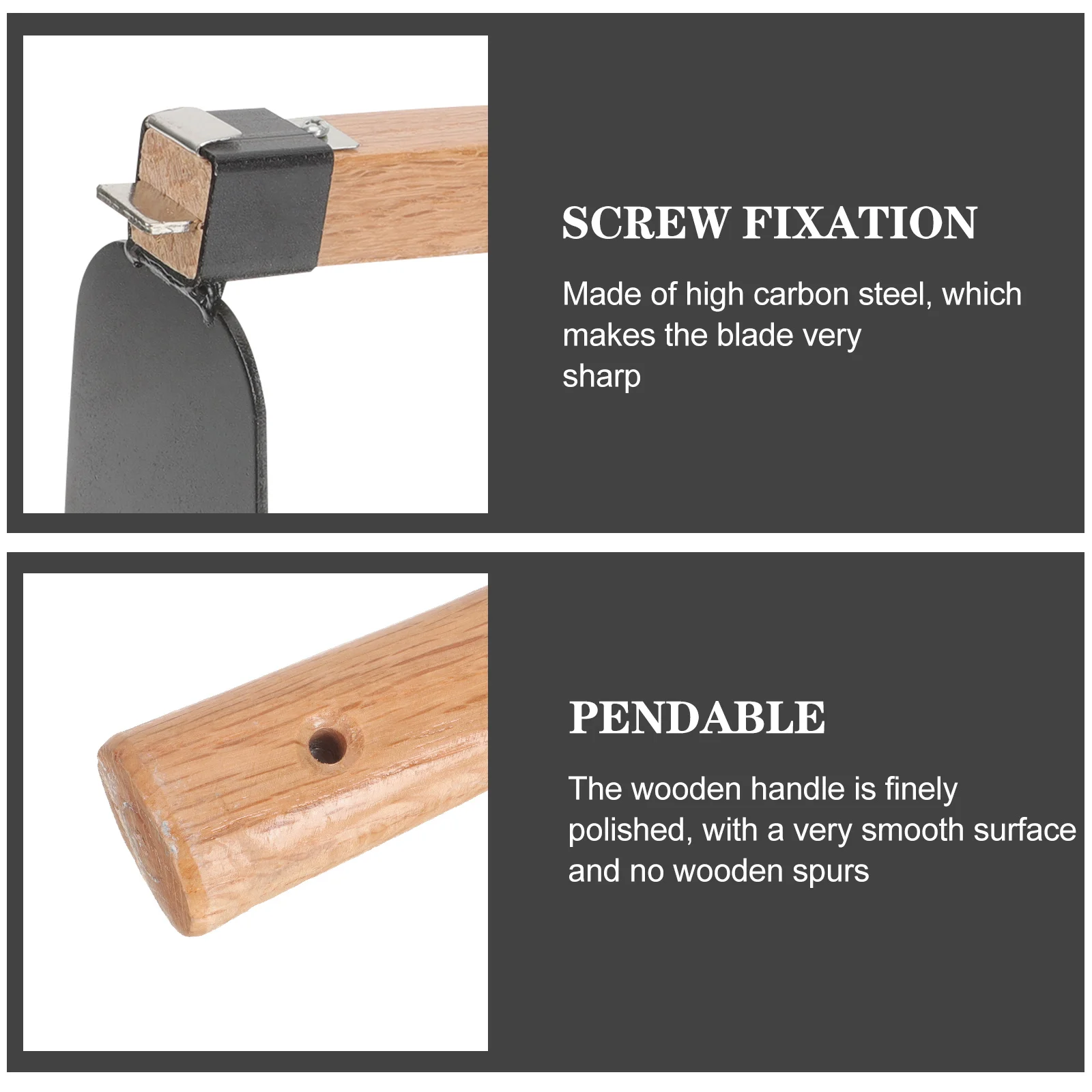 

Gardening Hoe Tool with Wooden Handle Lightweight Portable for Flower Vegetable Planting Small Soil Loosening Garden Tool