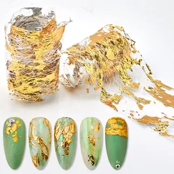 3d malha unhas adesivos, ouro e cor prata, papel de transferência, decalques para nail art, decoração