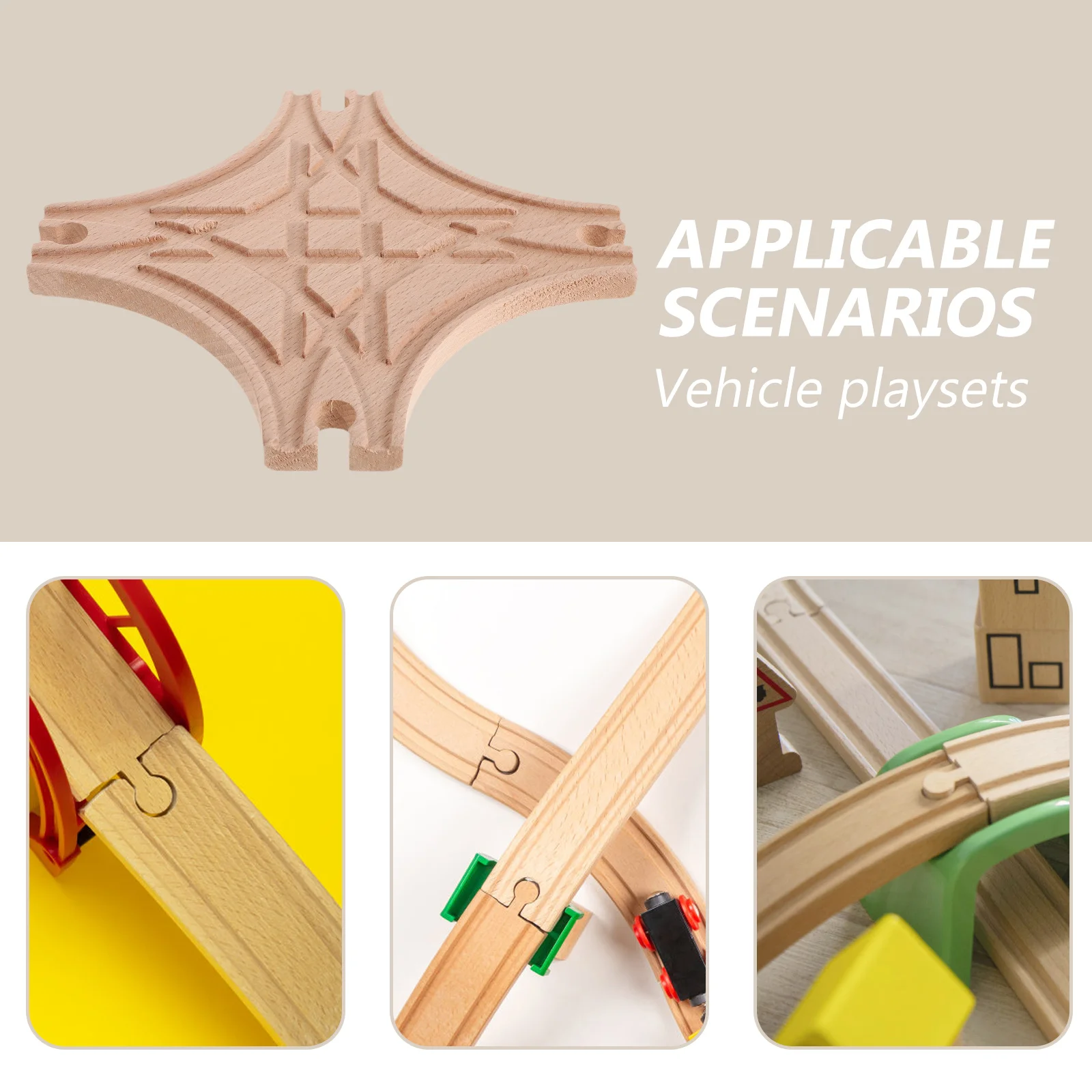 مسار توسيع القطار الخشبي، محول موصل مفتاح متعدد الاتجاهات للأطفال، أنشطة طاولة القطار، ألعاب توسيع مسار السكك الحديدية
