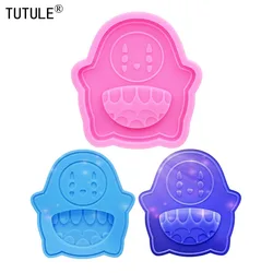 Shiny No face Keychain cartoon Kawaii Mold Silicone Polymer Clay epoxy and UV ewelry Mold Fondant Cake Chocolate Silicone Mold
