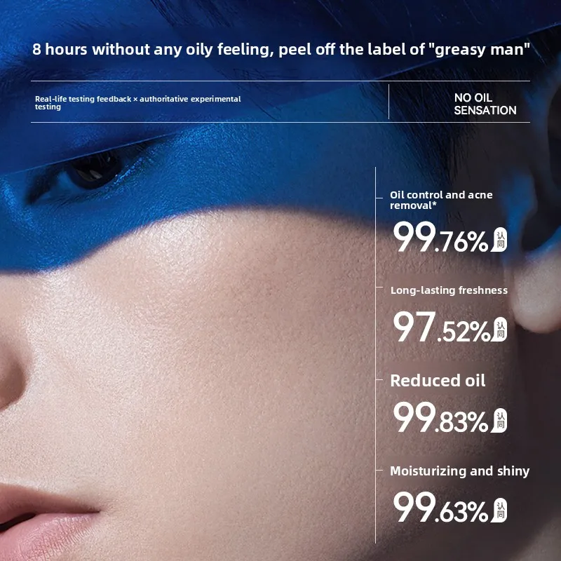 RUYI مجموعة العناية بالبشرة للرجال حمض الساليسيليك الترطيب التحكم النفط ترطيب الحبر غسول إزالة حب الشباب تقليص المسام للرجال العناية بالبشرة #4