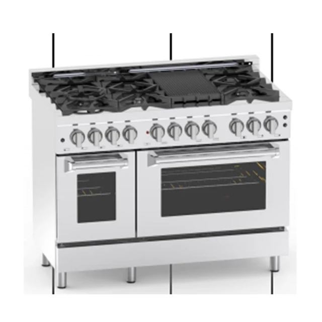 

Газовая плита шириной 1200 мм 3 в 1 отдельно стоящая с духовкой 6 конфорок плита с газовой печью + газовый гриль