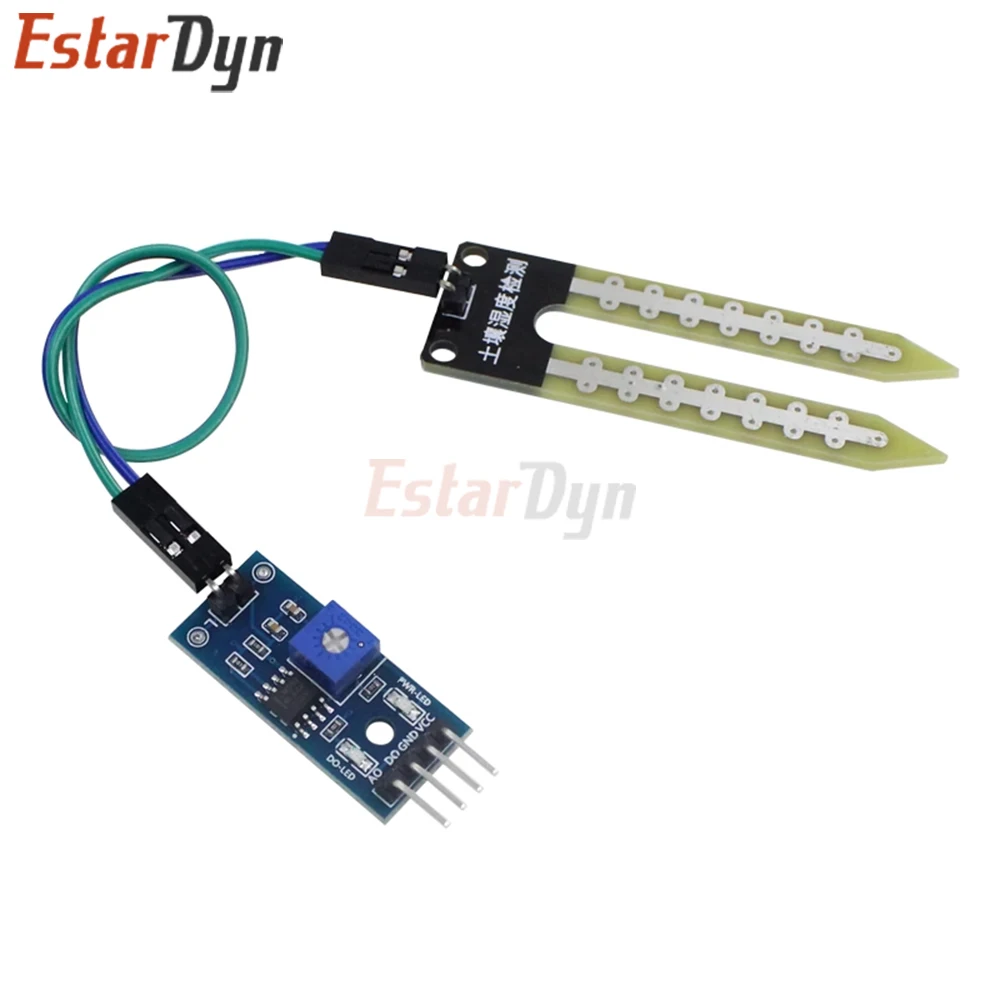 Picture 5: LM393 Soil Moisture Hygrometer Detection Humidity Sensor Module Development Board DIY Robot Smart Car for arduino