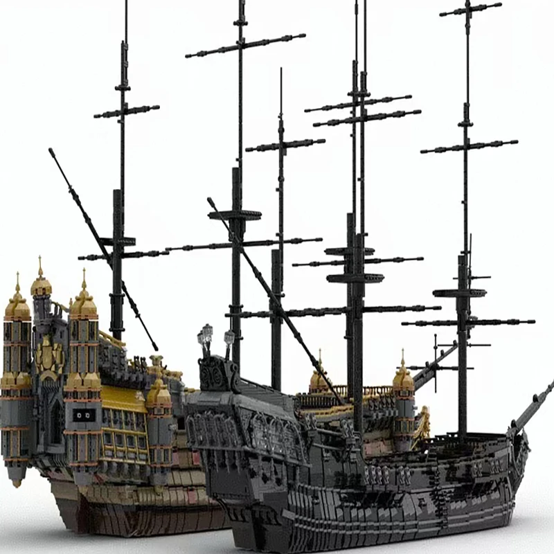 15684 قطعة من قوالب البناء على شكل سفينة TheSilentMary MOC، تصميم إبداعي تعليمي قابل للتخصيص، لعبة تعليمية للتركيب الذاتي، هدية عيد الميلاد