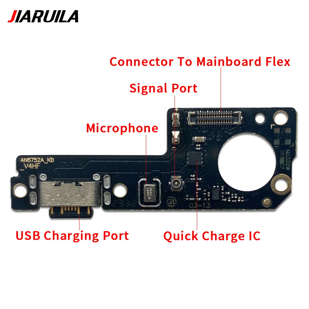 New For Xiaomi Redmi Note 13 Pro 4G 5G Plus USB Charging Board Dock Port Connector Flex Cable Repair Parts Replacement