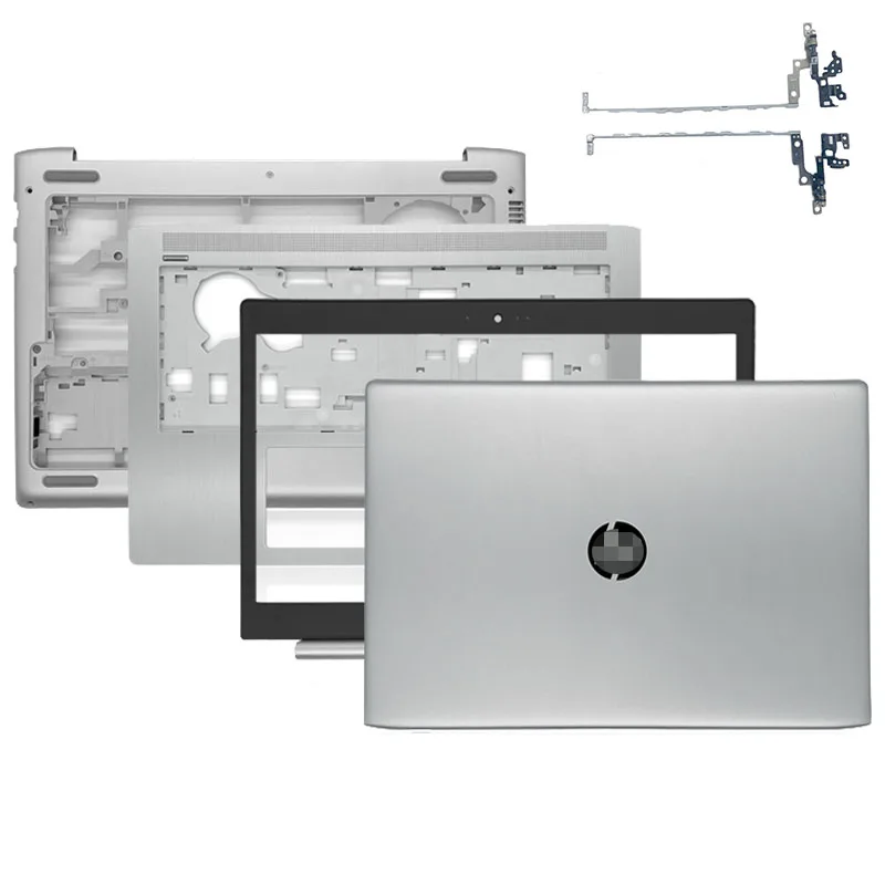 New For  HP Probook 440 G5 Series Laptop LCD Back Cover Front Bezel Palrmest Bottom Case Hinges Silver A B C D Cover