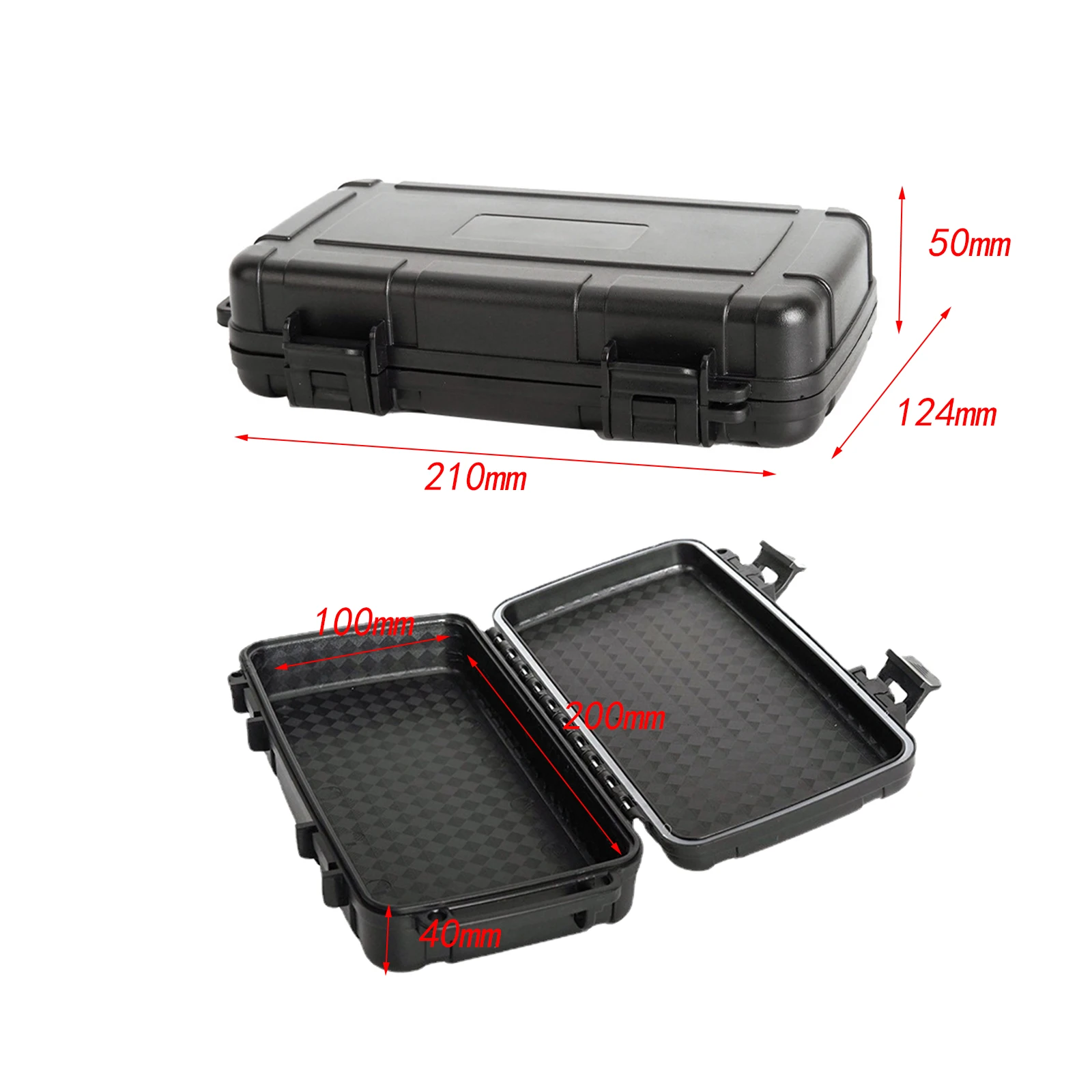 Portable Tool Case with Sponge Electrician Repairs Box Dustproof Repair Tool Storage Case for Home Storage Garage Outdoor Camera