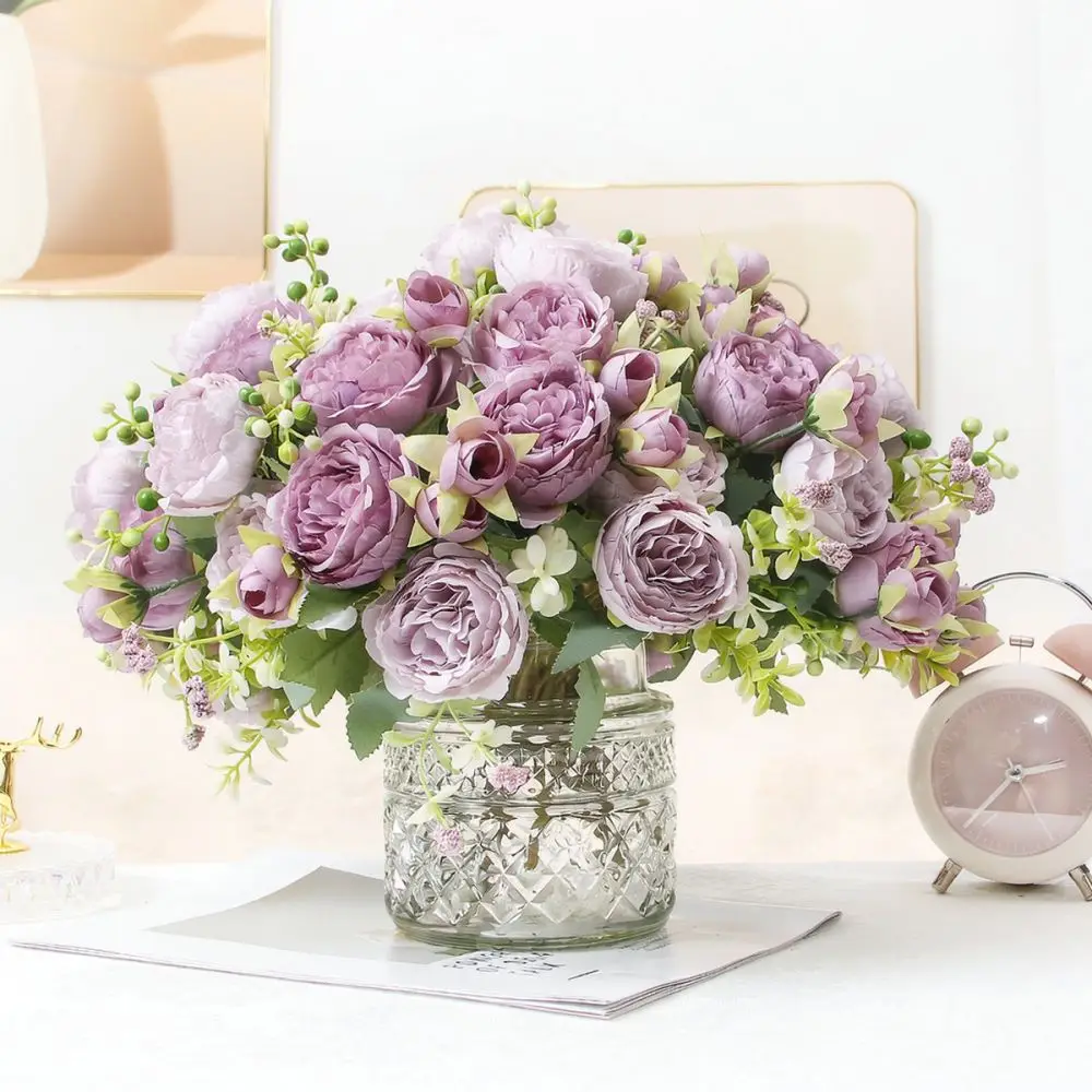 Beautiful Beautiful Faux Silk Persian Rose Bundle Realistic Flowers For Home Decor Wedding Party Table Arrangement Ornament - Aliexpress Deal