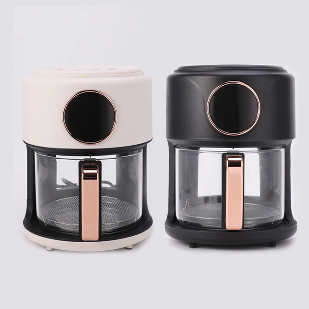 

Hot Sale Customized Logo Electrical Air Fryer Multi-function 360 Degree Visible No Oil Glass air Fryer