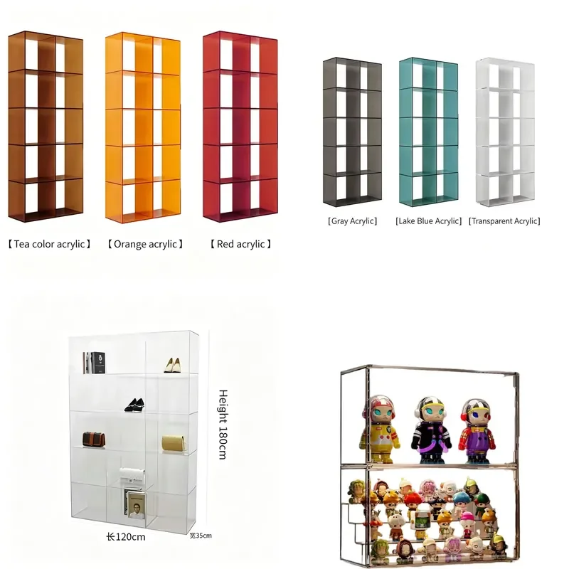 for  Customized Transparent Acrylic Shelf Multi Layer Display Storage Rack