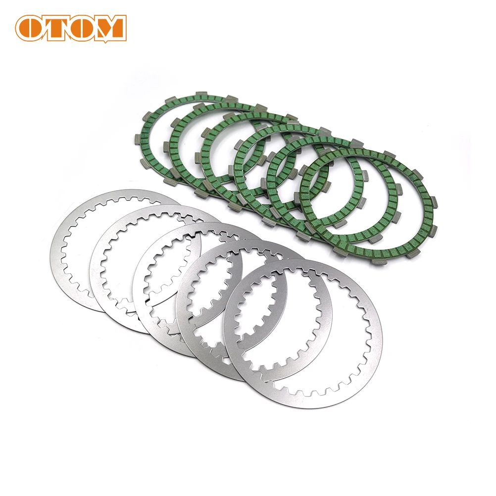 OTOM NC250 Parts Clutch Friction Plates Motocycle Clutch Steel Disc Set For ZONGSHEN 250CC Engine Accessories Dirt Bike Enduro