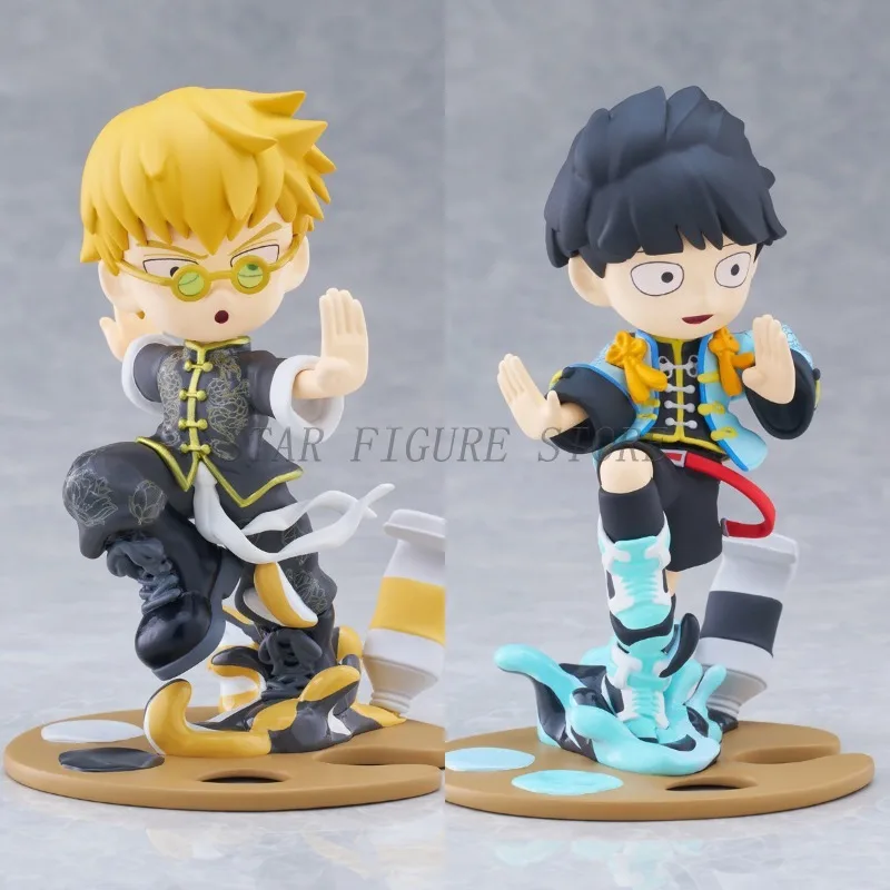 Mob Psycho 100 Figure Reigen Arataka Shigeo Kageyama Action Figures 11cm Anime Mobu Saiko Hyaku Collection PVC Model Toys Gifts