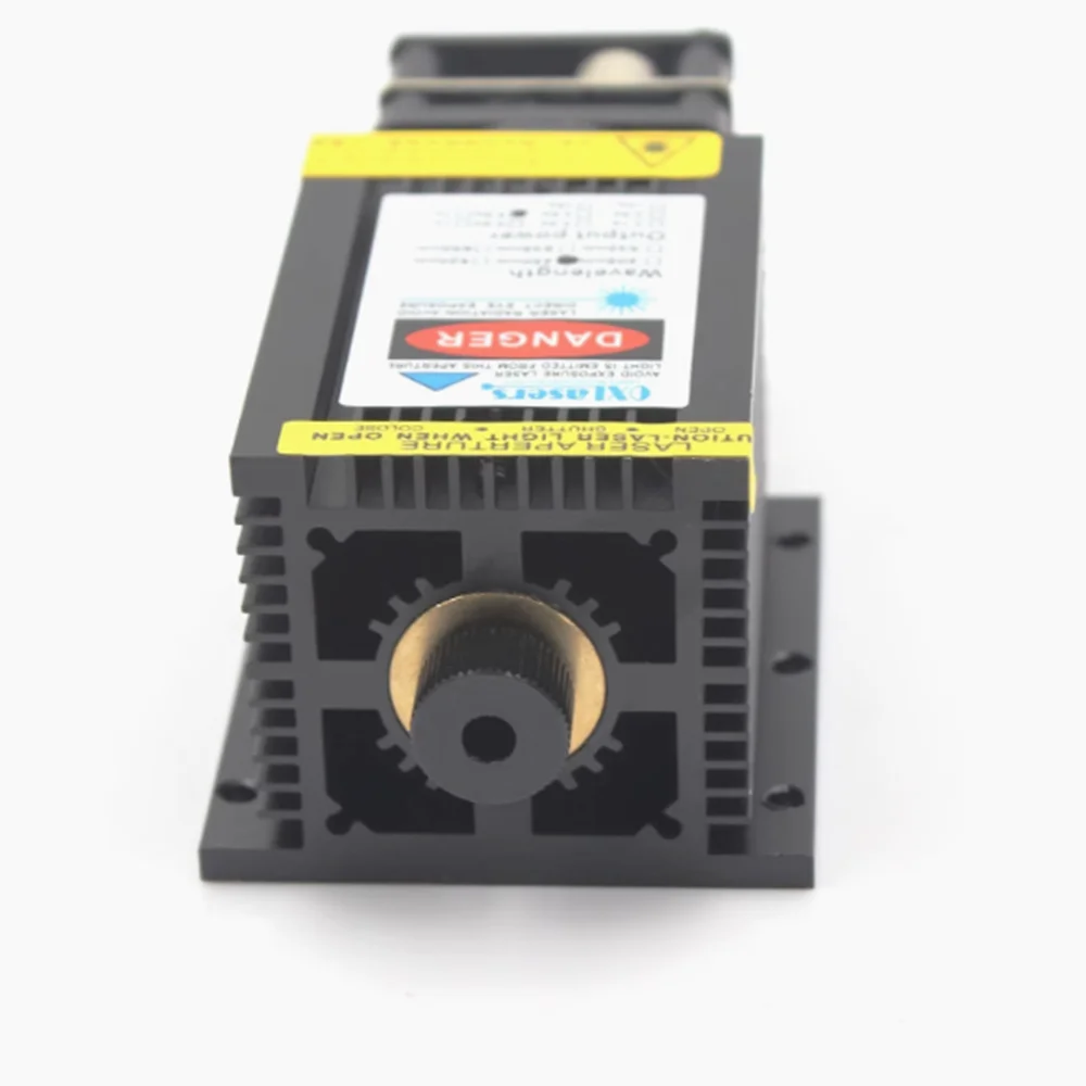 450nm 7W Laser a luce blu Testa da intaglio fai-da-te Modulo laser CNC PWM