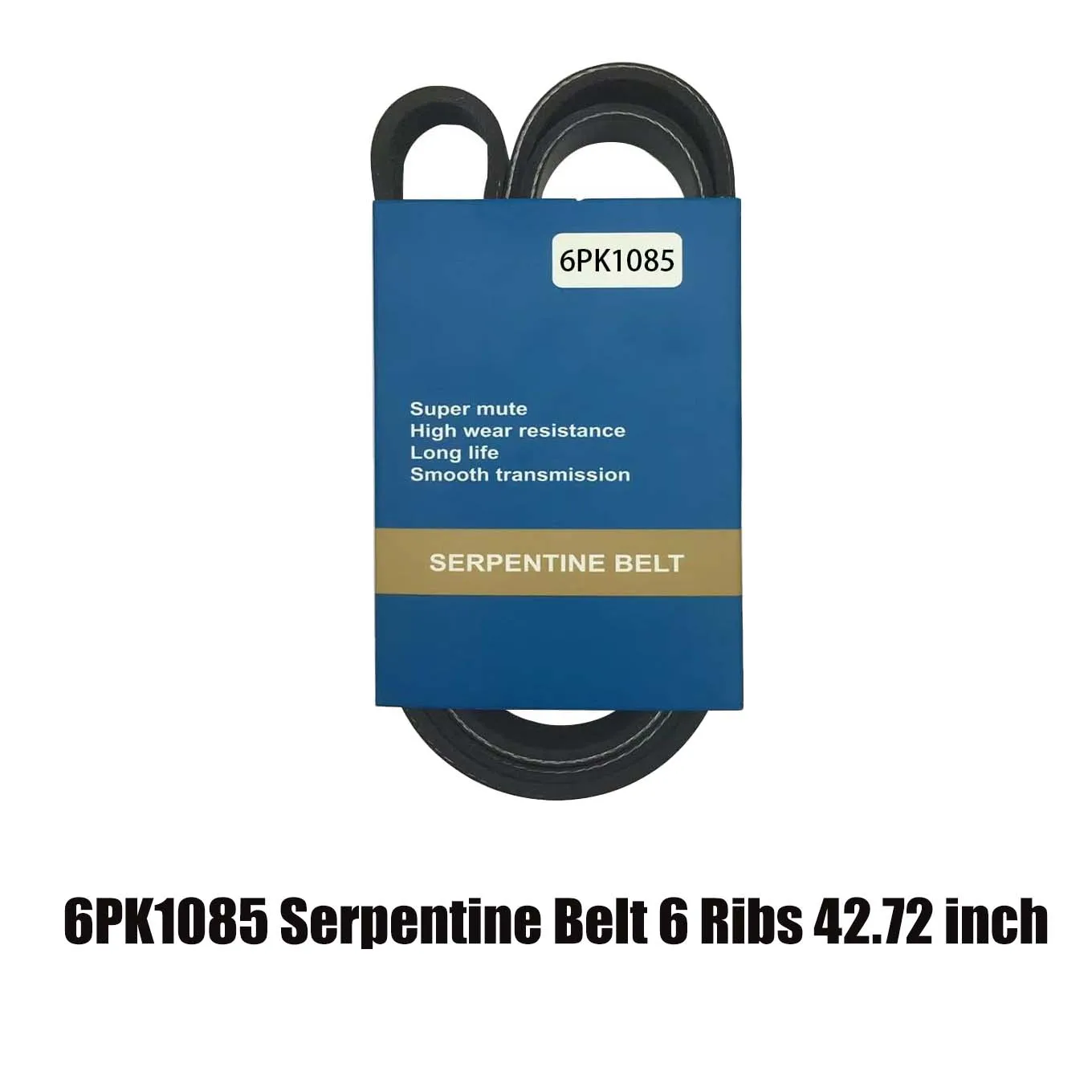 

6PK1085 Serpentine Belt 6 Ribs 42.72 inch for 850Ci 1995 850CSi 1995 I30 1996-1997 300ZX 1996 Maxima 1995-1997 Odyssey 1995-1998