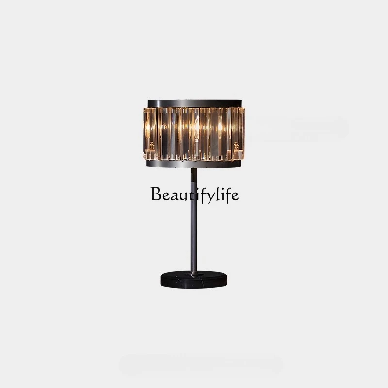 

Designer European style modern luxury living room villa high-end glass decoration luminous ornament