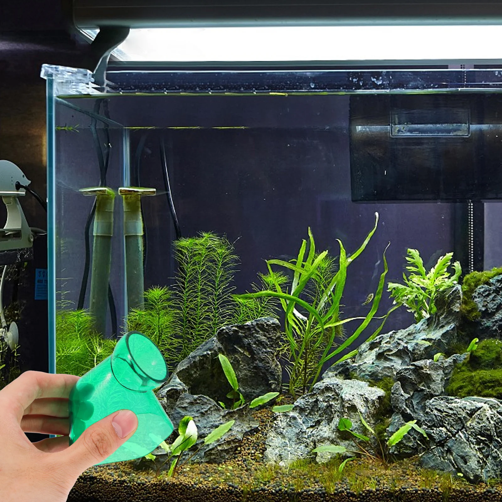 

1Set Aquarium Lily Pipe Outflow Filter Dual Interface Clear Aquascaping Inflow Outflow Fish Tank Pump Nozzle Fitting