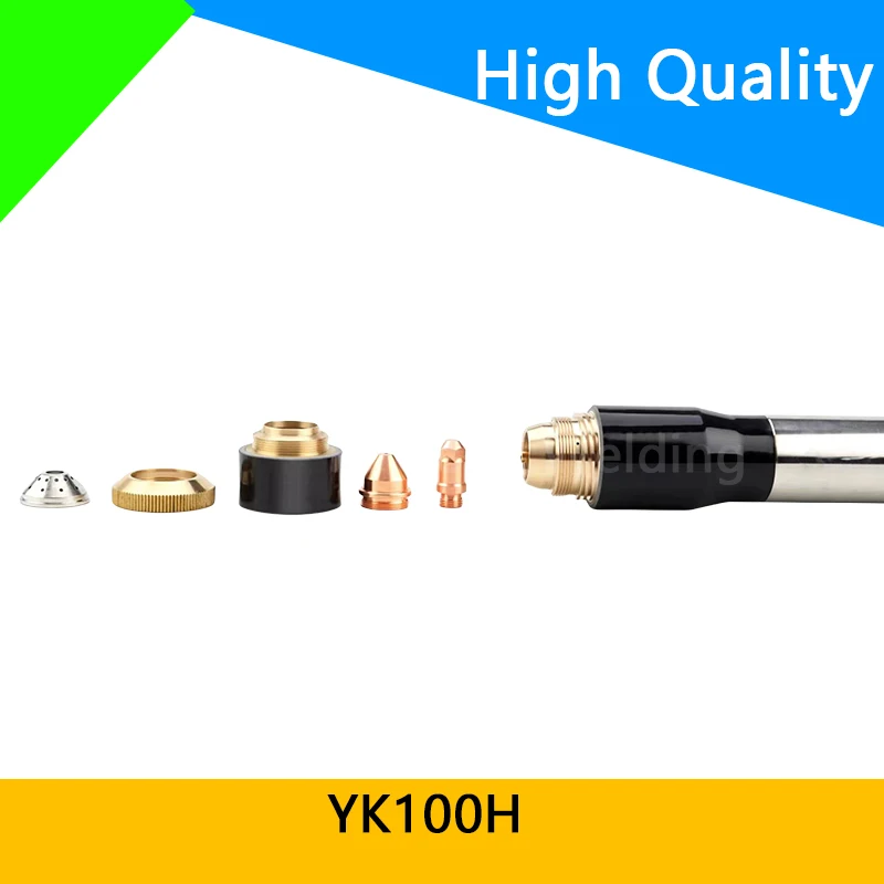 10Pcs High Quality YK100H YK-100 YK100 YGX100 YGX-100 YGX YK Plasma Cutter Torch Shield Tip 100104