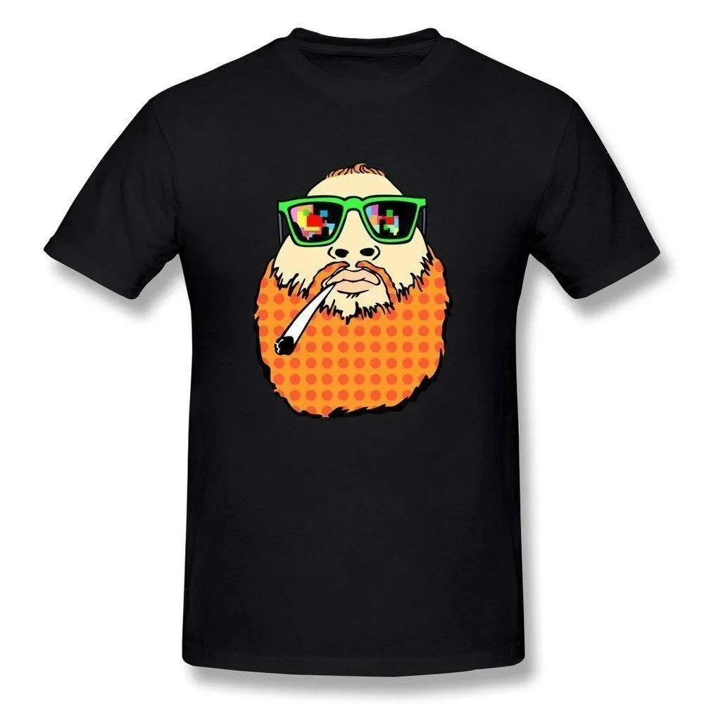 Popular Design Cartoon Bronson  Smoking Action Printed T-Shirt. Summer Cotton O-Neck Short Sleeve Men's T Shirt New S-3XL