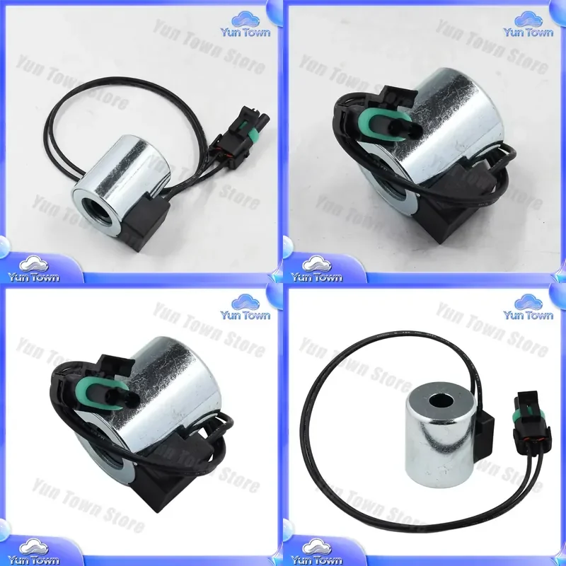 Electrical Coil for John Deere AT139433 Compatible with Bulldozer 750C 750C II Excavator 110 120 120C 135C 160C Replacement