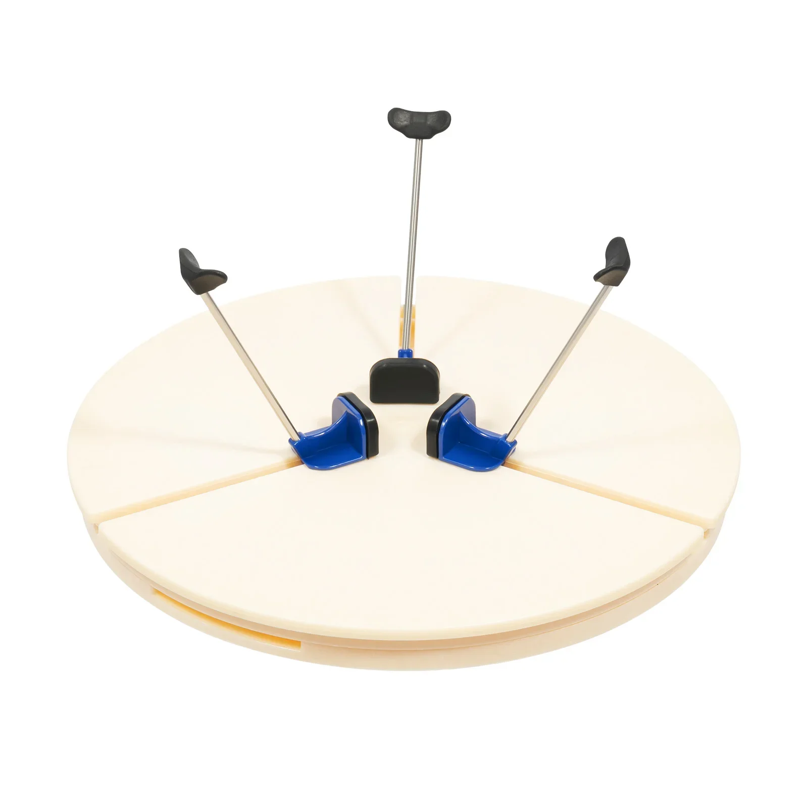 ポータブルセラミック陶器トリミングターンテーブルツール彫刻クランプ修理ツールセラミック初心者専門家用 (ホワイト)
